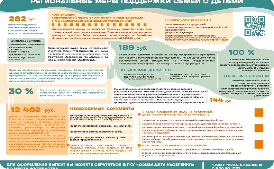 Меры поддержки детей мобилизованных (погибших) в СВО.
